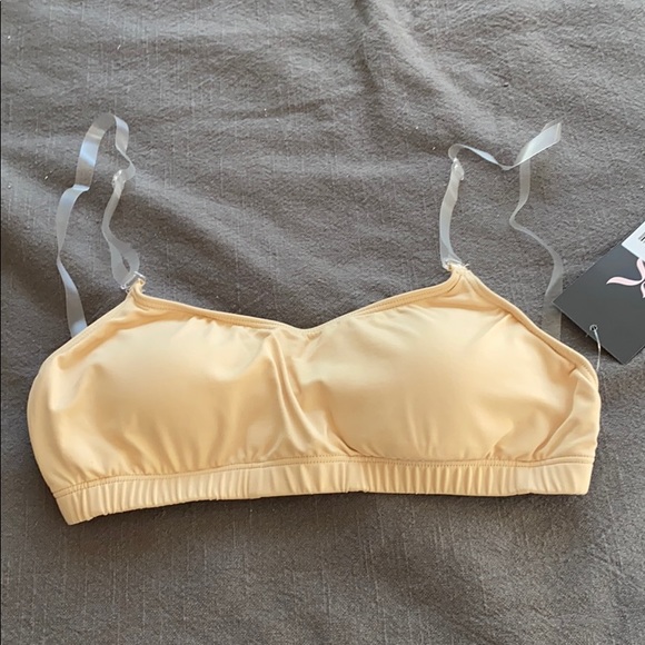 Capezio Nude bra with clear straps - Picture 2 of 4
